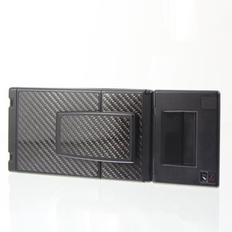 Refurbished Polaroid SLR680 sonar carbon skin