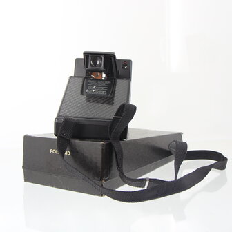 Boxed Refurbished Polaroid SLR680 sonar carbon skin