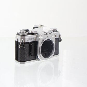 Chrome Canon AE-1 35mm camera body