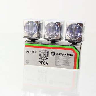 NOS Philips / europa foto  - PFC4 (3 flashcubes)
