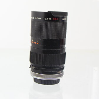 Canon zoom lens FD 35-70 mm 1:2.8-3.5 S.S.C.