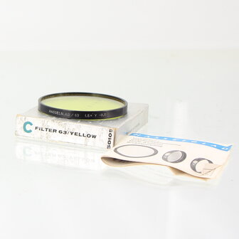 Boxed Hasselblad 63mm Drop-In Yellow Filter Y (type 50105) 
