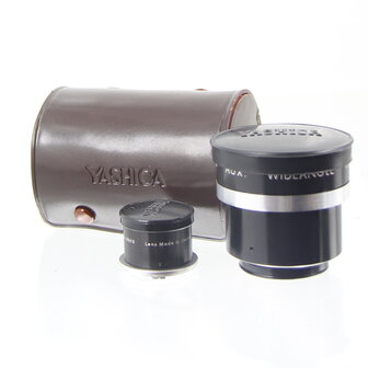 Yashica Yashinon aux. groothoek set voor Yashicamat TLR camera