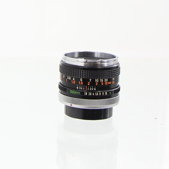 Canon FD 50mm F1.8 vroege 'o' lens