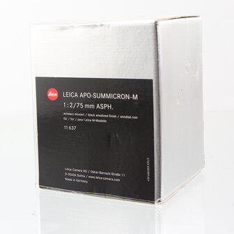 In doos Leica APO-Summicron-M 75/2.0 ASPH. 11637