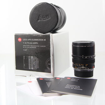 In doos Leica APO-Summicron-M 75/2.0 ASPH. 11637