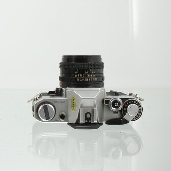 Canon AE-1 met Canon FD  lens 50mm 1:1.8 originele doos