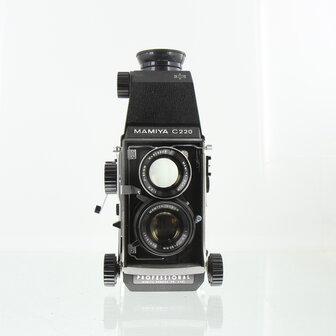 Mamiya C220 Professional met Mamiya-Sekor 80mm f/2.8 Blue Dot &amp; Porroflex