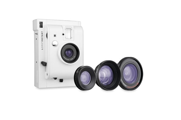 NIEUWE Lomo'Instant Camera and Lenses (White Edition)