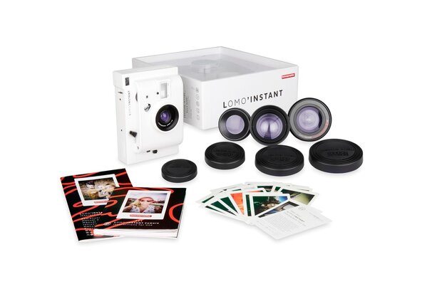 NEW Lomo'Instant Camera and Lenses (White Edition)