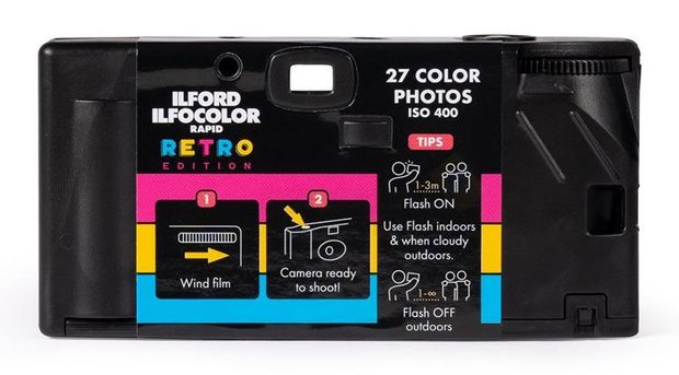 Single Use wegwerpcamera Ilford Ilfocolor Rapid RETRO edition