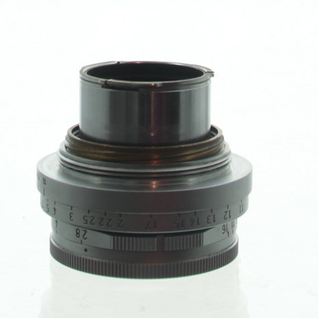 Ernst Leitz Elmar 5cm 1:2.8 lens met inklapbare schroefbevestiging CLA'D