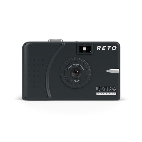 RETO Ultra Wide & Slim Film Camera - Charcoal