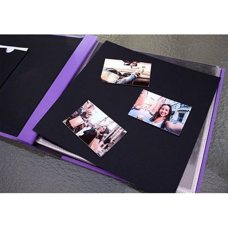 Polaroid Scrapbook Album purple