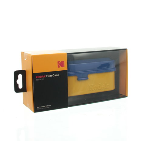 KODAK Film Steel Case Geel met Blauw deksel