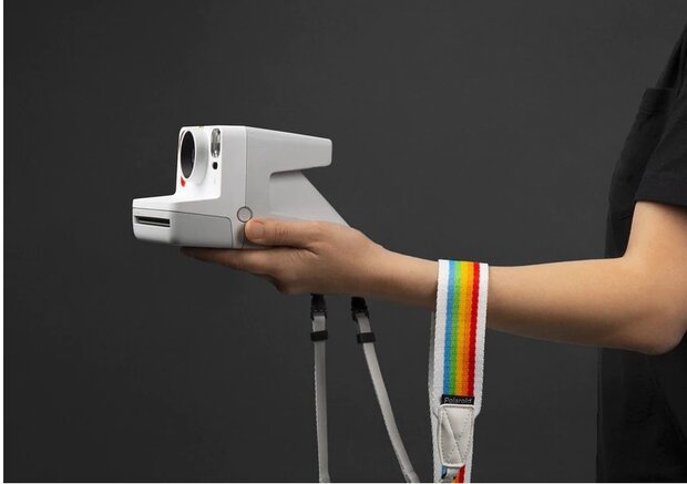 Polaroid Camerariem - plat - Regenboog Wit