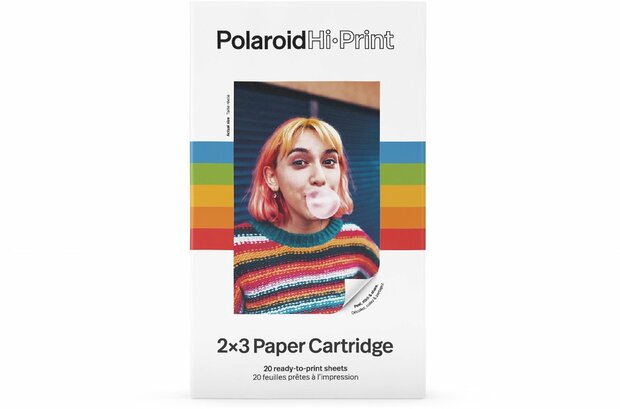 Polaroid Hi·Print 2x3 Papieren Cartridge - 20 vellen