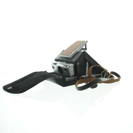 Ready-to-go zwart lederen etui voor SX-70 AF