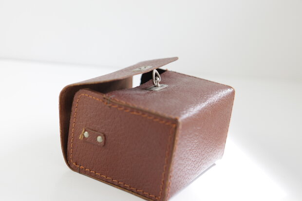 vintage etui voor boxcamera