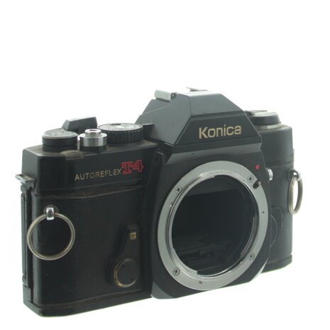 Konishiroku (Konica) :  Konica Autoreflex T4 - zwarte body voor onderdelen