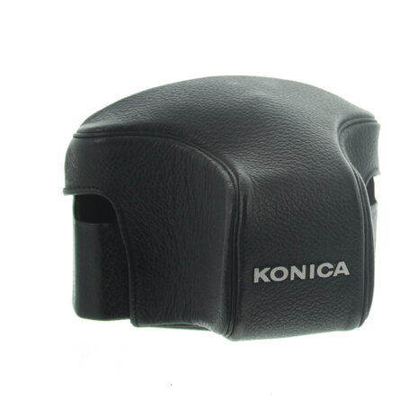 Lederen cameracase voor Konica Autoreflex T