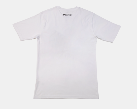  Nieuw originele Polaroid Dripping Logo Katoenen T-Shirt (Large) 