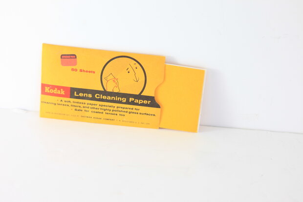 Oude stock Verzamelitem Kodak lens cleaning papier