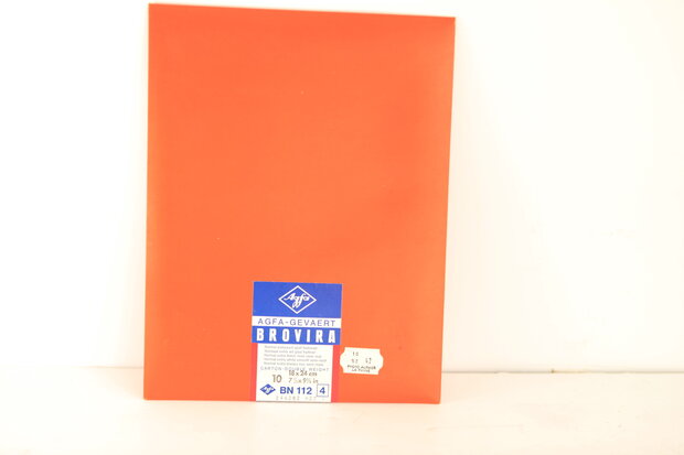 Oude stock Verzamelitem agfa Agfa-Gevaert Brovira BN112 18x24 sheets