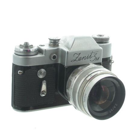 zenit 3M chrome met MNP-1 lens 2.8/37