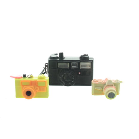 Set van drie plastic gadget cameratjes
