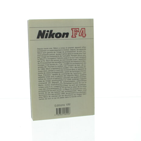Nikon F4 gebruikersgids - Franstalige versie