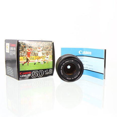 Canon Lens FD 50mm 1:1.8 in originele doos