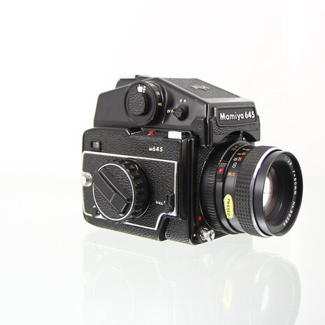 Geserviced Mamiya M645 met mamiya-sekor C lens 80mm f2.8