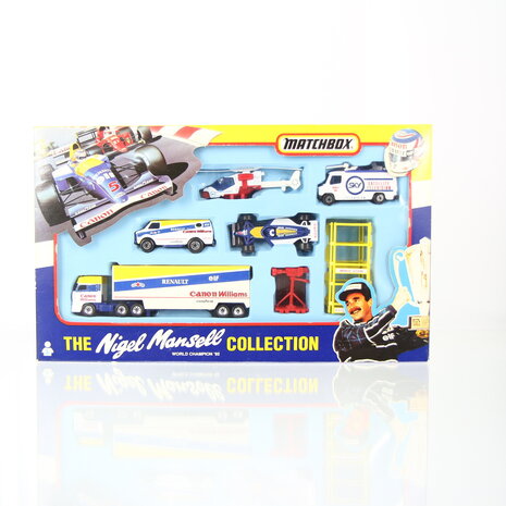 Matchbox Superfast NM-830 The Nigel Mansell Collection with Canon advertisement