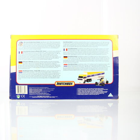 Matchbox Superfast NM-830 The Nigel Mansell Collection met Canon reclame