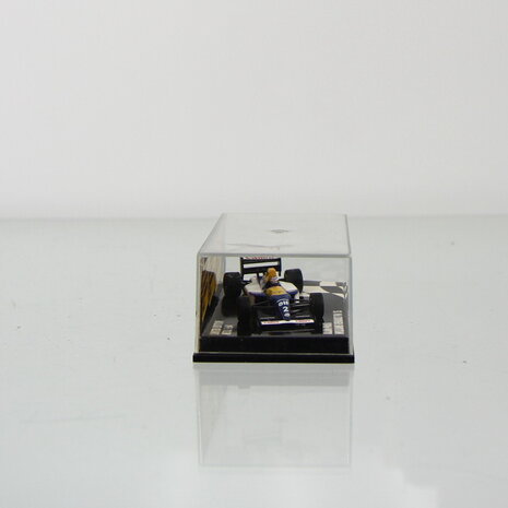 Micro champs Formule 1993 Alain Prost Williams Renault FW 15 with Canon advertisement