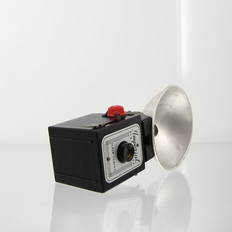 Imperial six-twenty Flash camera (zwart) met Flits  reflector