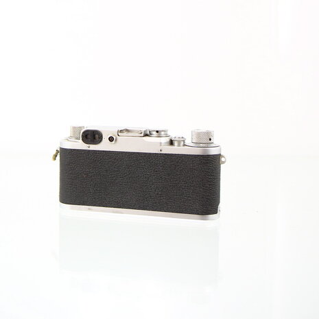 Leica IIF red dial 35mm meetzoeker camera geupgraded naar Leica IIIF chrome