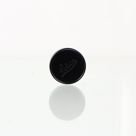 Zwart metalen Leica lensdop voor 39mm filterlenses