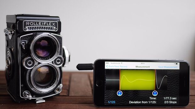 Nieuwe Photoplug snelheidsmeter voor smartphone