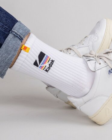 Brava & Kodak Socks white (size 36-40)