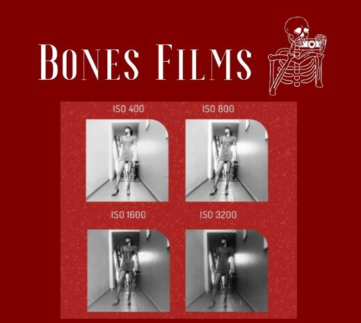 Bones film experimental black & white film 120 film