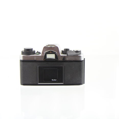 Rollei :  Rolleiflex SL 35E body chrome (voor onderdelen)