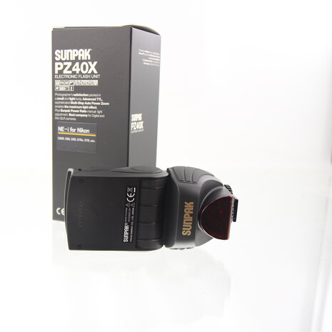 NOS Zwarte Sunpak PZ40X voor Nikon (i-TTL,D-TTL) Flitser