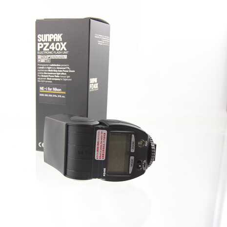 NOS Zwarte Sunpak PZ40X voor Nikon (i-TTL,D-TTL) Flitser