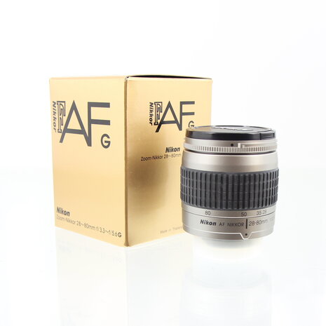 NOS Nikon Zoom Nikkor 28-80mm F/3.3-5.6G (zilver) lens