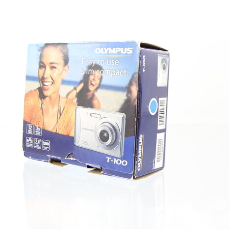 NOS in originele doos Olympus T-100 12 megapixel digitale camera  (blauw)