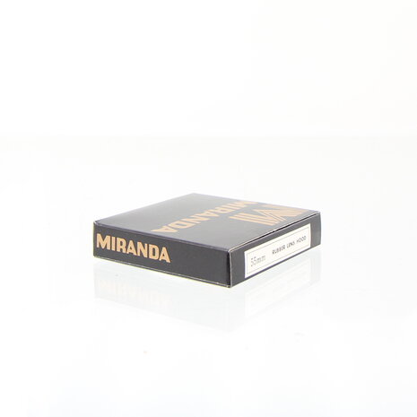 NOS in originele doos Miranda 55mm rubberen zonnekap