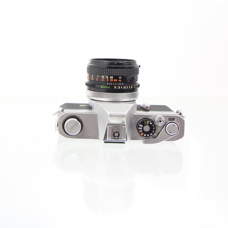 Canon TX met Canon lens FD 50mm f1.8 S.C.