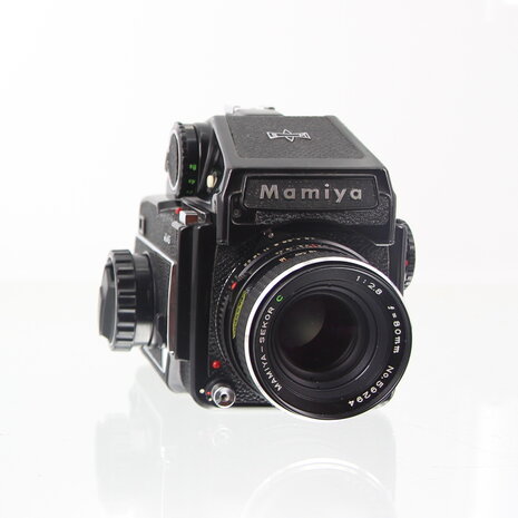 Geserviced Mamiya M645 met mamiya-sekor C lens 80mm f2.8